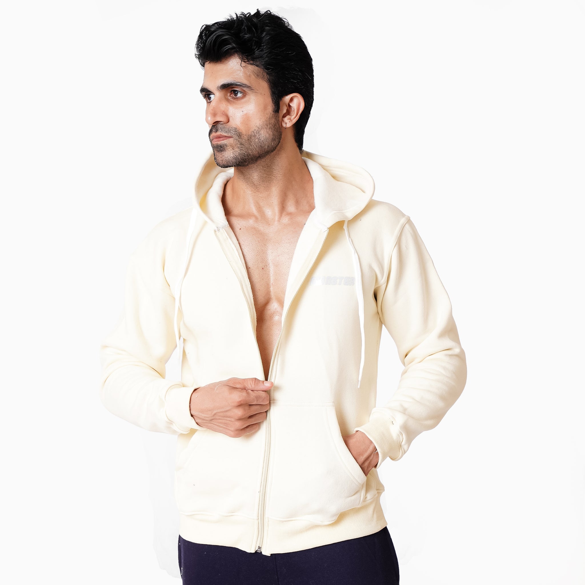 Monster Unisex Drop Shoulder Zipper