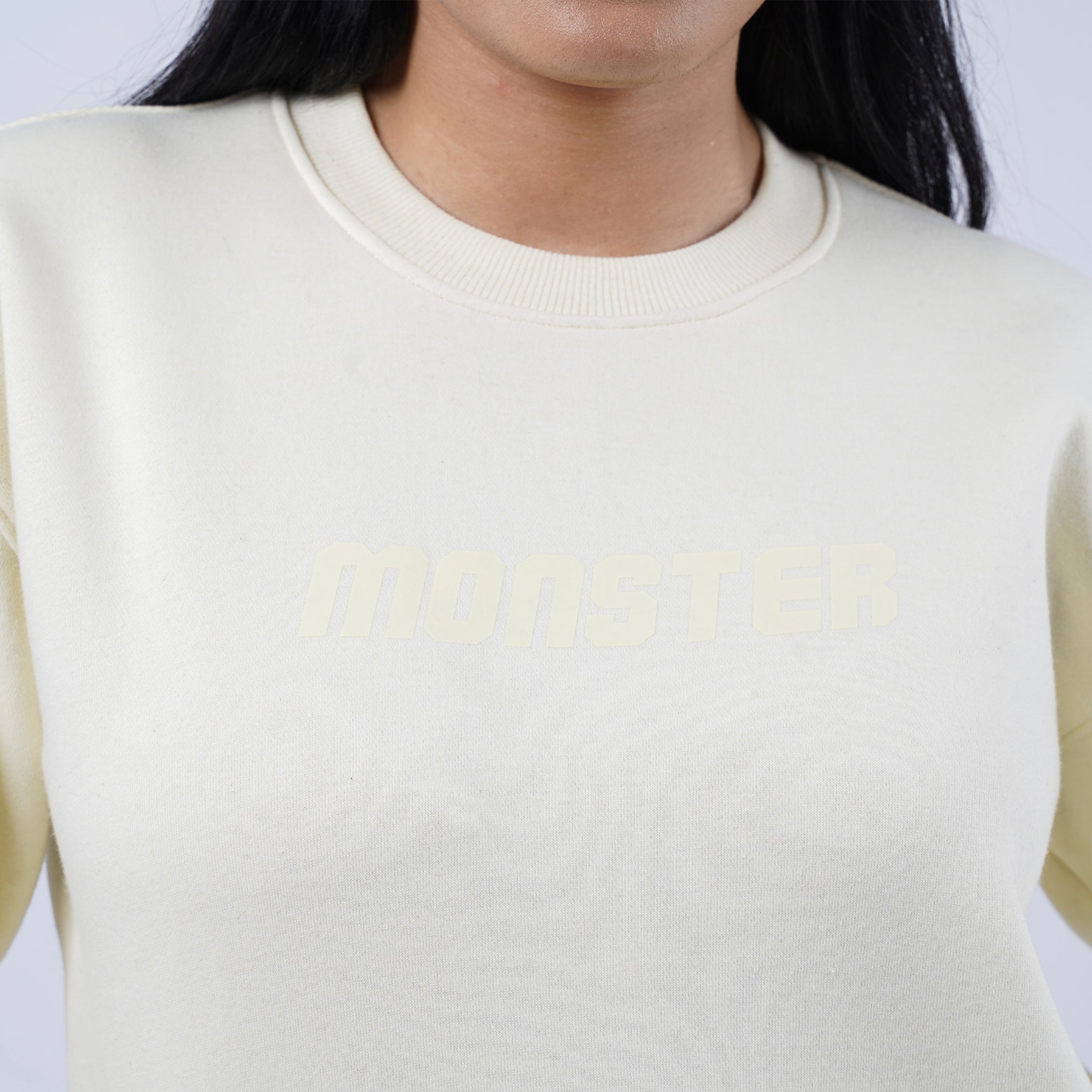 Monster Drop Shoulder Sweatshirt For Women's