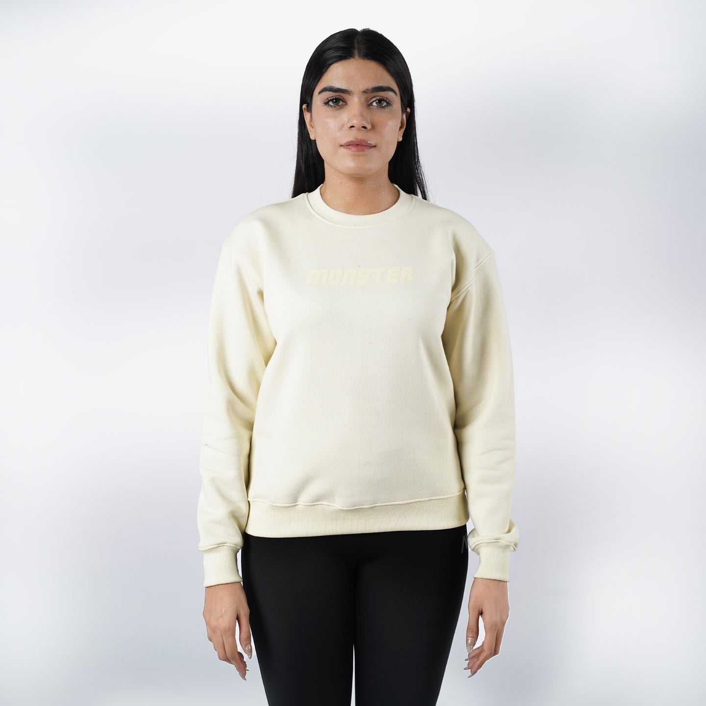 Monster Drop Shoulder Sweatshirt For Women's