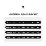 Monster Drop Shoulder Sweatshirt For Men