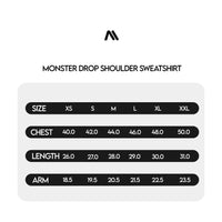 Monster Drop Shoulder Sweatshirt For Men