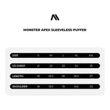 Monster Apex Sleeveless Puffer