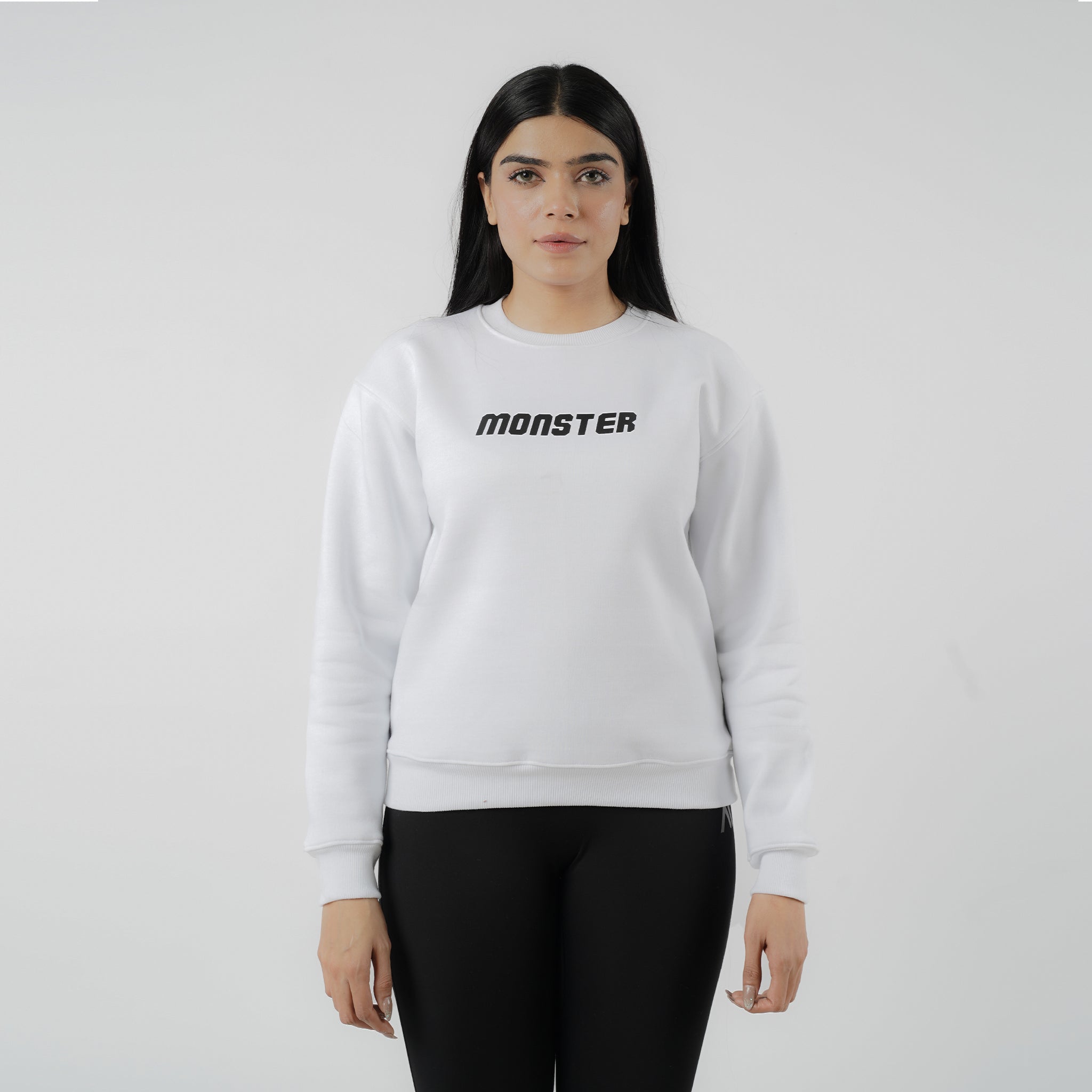 Monster Drop Shoulder Sweatshirt For Women's